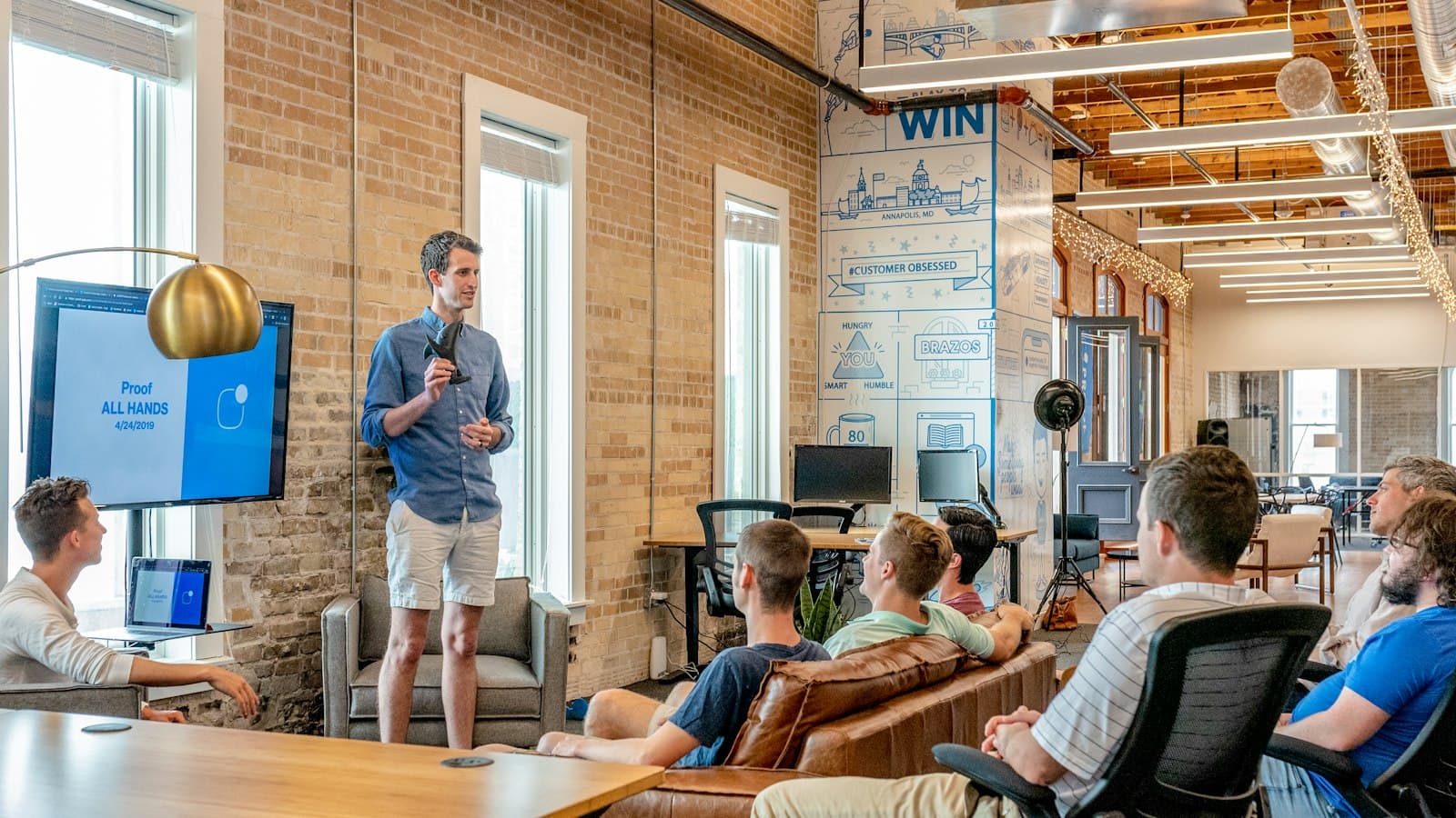 The Alux team in a planning session